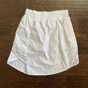 Lululemon Hotty Hot High-rise skirt, size 4, long, white